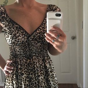 Leopard Dress - Size Sm